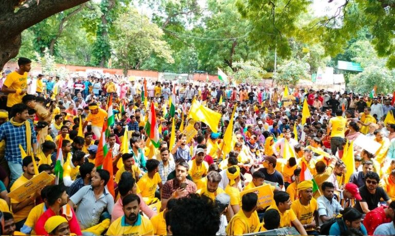 Demand for separate Mithila state: MSU workers protest at Delhi’s Jantar Mantar