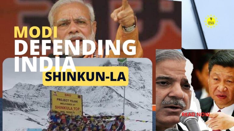 Modi strengthens Ladakh defenses and opens the “Shinkun La” tunnel.