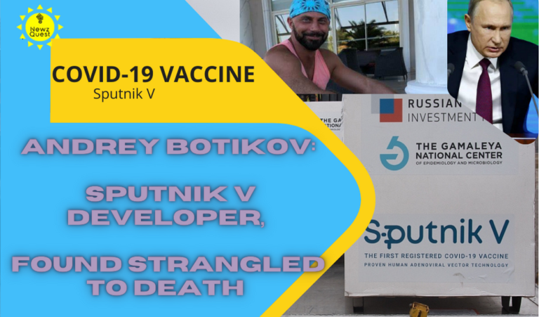 The Award Winning Scientist Who Developed Covid Vaccine Sputnik V: Murdered in St. Petersburg