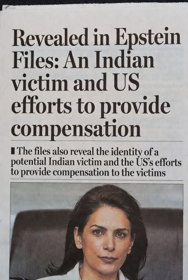 Revealed in Epstein Files: An Indian Victim and US Efforts to Provide Compensation