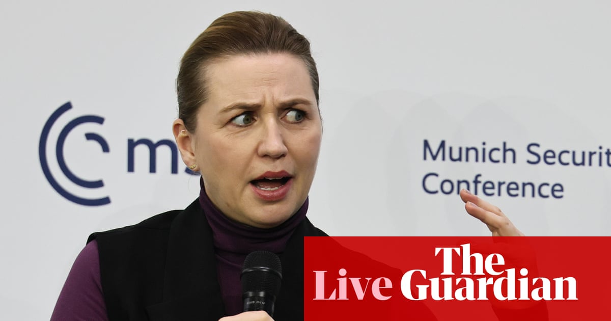 US pressure on Greenland is ‘totally unacceptable’, says Danish PM – Europe live