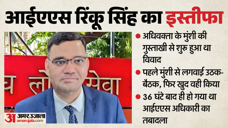 IAS रिंकू सिंह की कहानी: अधिवक्ता के मुंशी की गुस्ताखी से छिड़े विवाद ने इस्तीफे तक पहुंचाया, लगाई थी उठक-बैठक