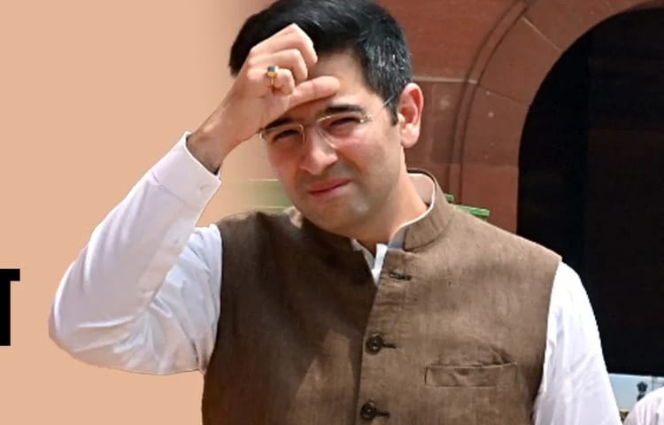 Raghav Chadha: गाज गिरने के बाद राघव चड्ढा का रिएक्शन, पोस्ट किया बुरी नजर न लगने वाली इमोजी के साथ Video