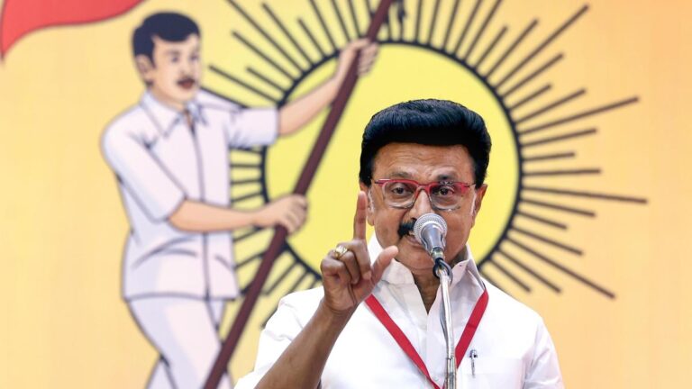 M.K. Stalin questions TVK-led government over changing name of Naan Mudhalvan scheme