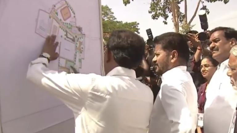 CM inaugurates Telangana Public School in Rangareddy