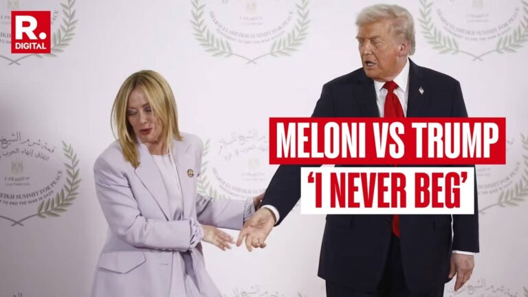 ‘Neither I Nor Italy Ever Beg’: Giorgia Meloni Hits Back After Trump Claims She Begged for a Photo With Him at G7