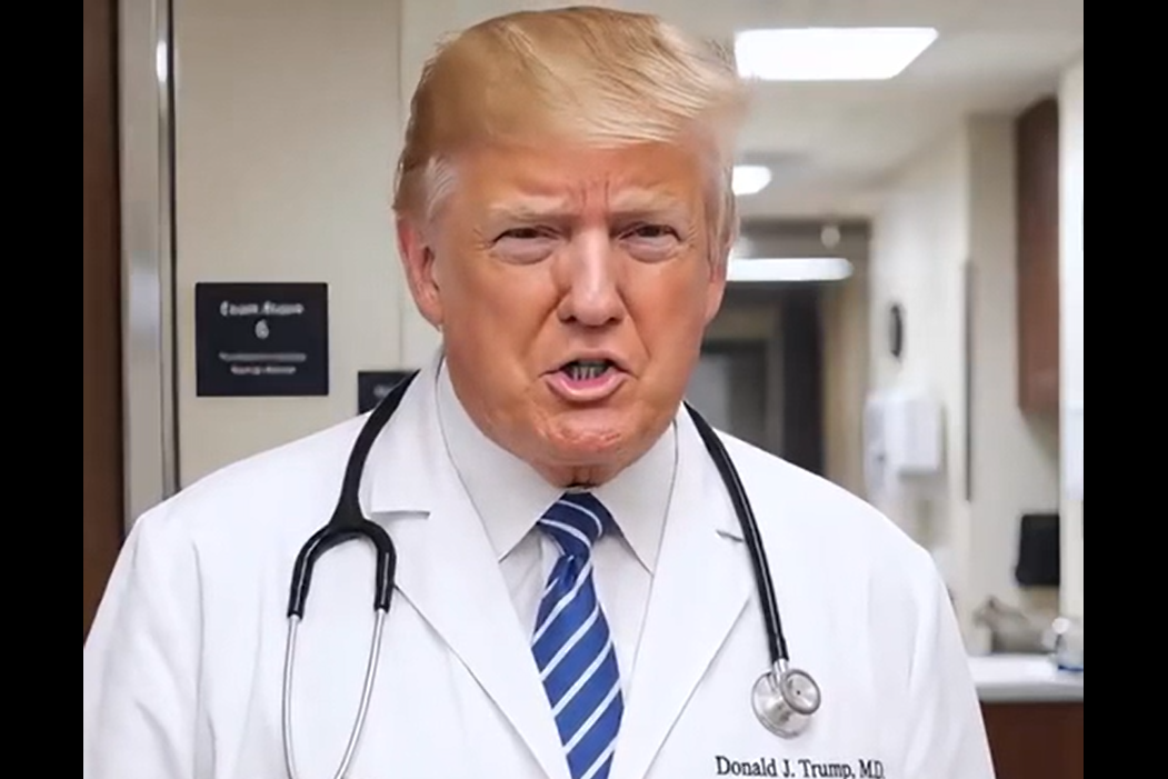 ‘Doctor’ Donald Trump Posts AI Video Dragging Rosie O’Donnell, Whoopi Goldberg, Robert De Niro and More for Suffering From ‘Trump Derangement Syndrome’