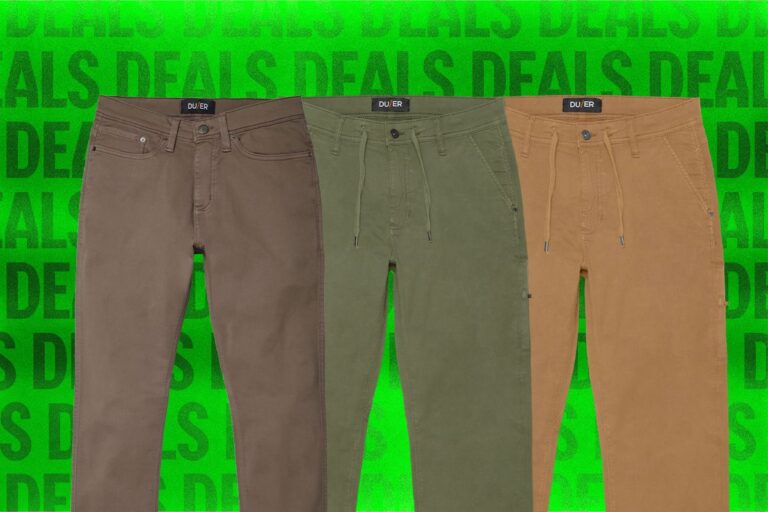 Duer’s Wear-Everywhere Pants Are on Sale This Weekend
