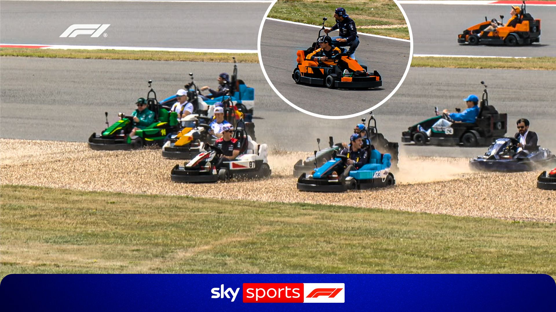 Absolute CHAOS! Best bits from a hilarious F1 Lego race