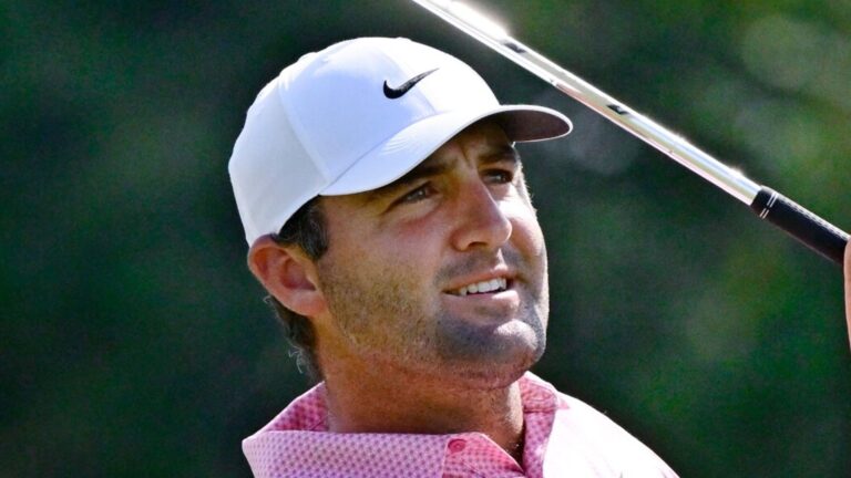 Scheffler leads Morikawa as storm halts play at Travelers Championship