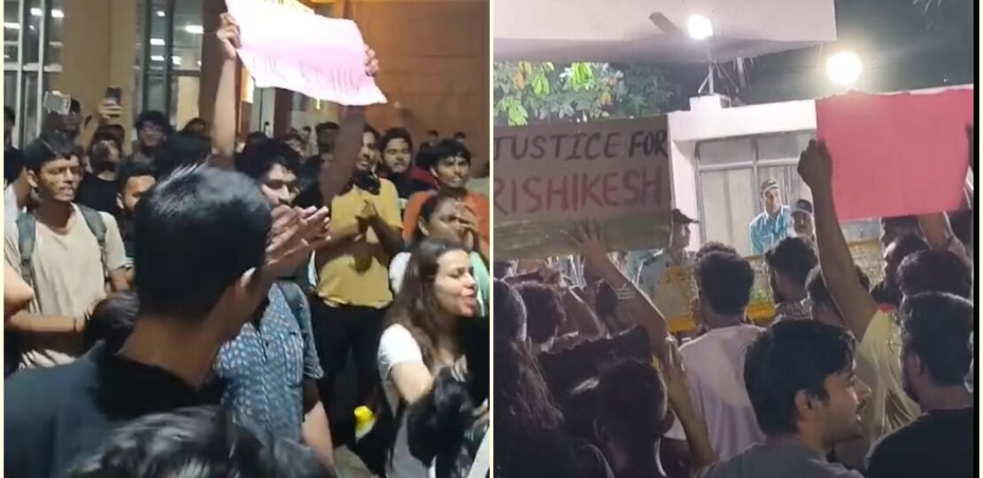 Late-night Protest at Iit-delhi Over Student Suicide, Campus Tense