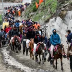 Amarnath Yatra: Sharika Bhawani Temple पहुंची Chhari Mubarak, महंत दीपेंद्र गिरी ने की विशेष...