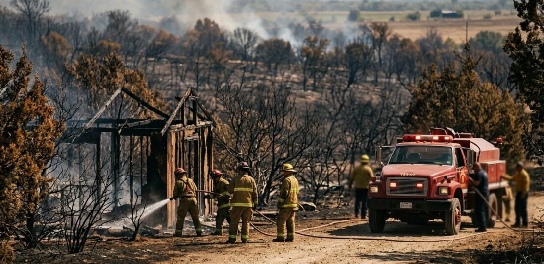 Texas Wildfire का कहर: 200 वर्ग किमी इलाका जला, कई ढांचे खाक और स्कूल बंद…