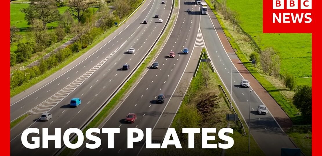 Thousands of illegal ‘ghost plates’ on cars revealed by new cameras | BBC News