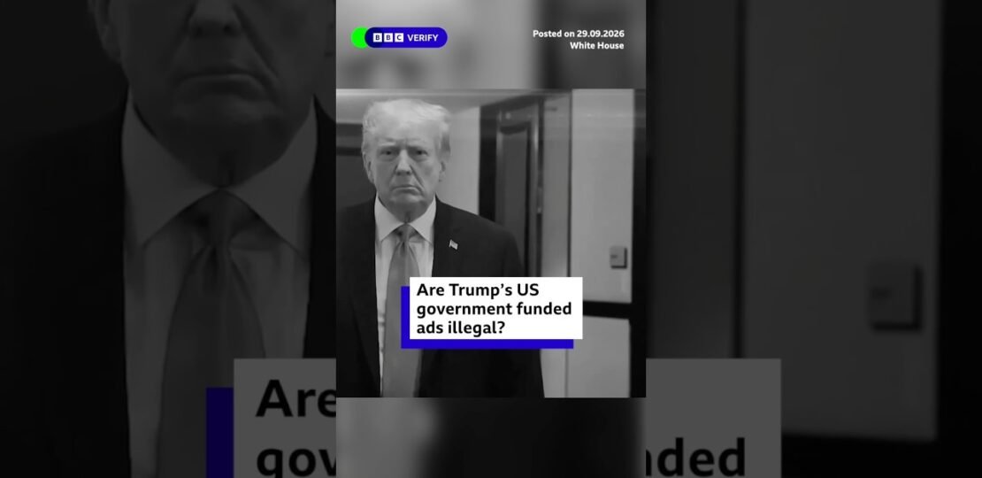 Backlash against Trump ads paid for by US government. #BBCNews