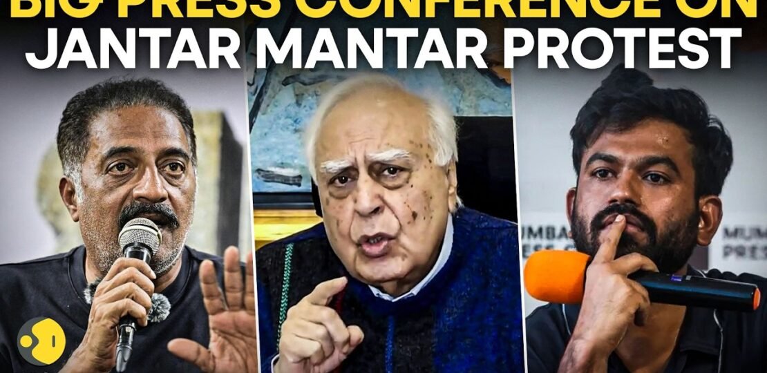 CJP Protests LIVE: Abhijeet Dipke, Kapil Sibal, Actor Prakash Raj, Hold Joint Presser In Delhi |WION