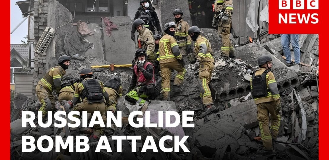 Russian glide bomb attack on Zaporizhzhia kills at least 15 people | BBC News