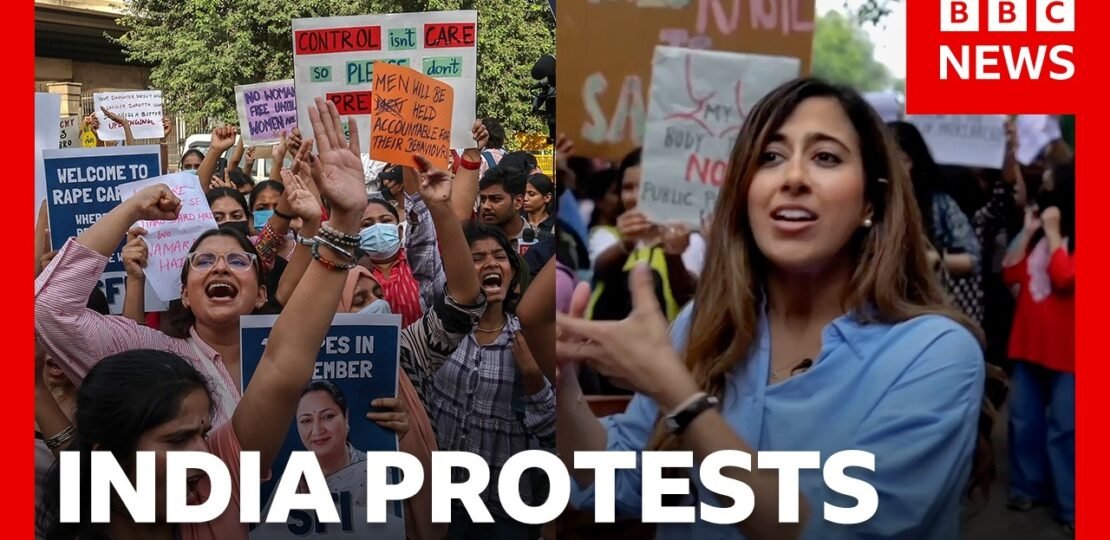 Why are women protesting in the streets of Delhi? | BBC News