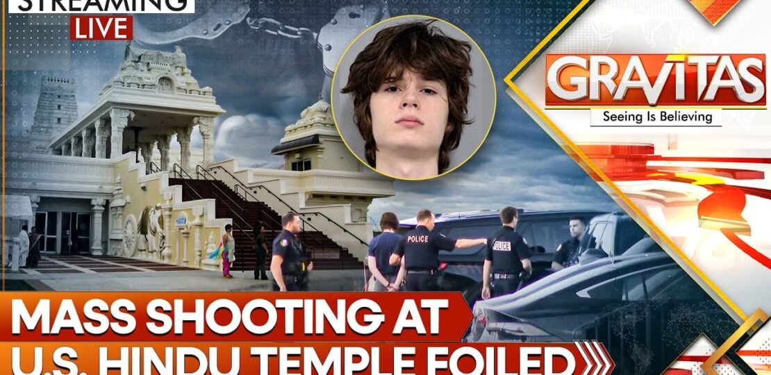 GRAVITAS LIVE: Terror Attack, Mass Shooting at US Hindu Temple Foiled | WION