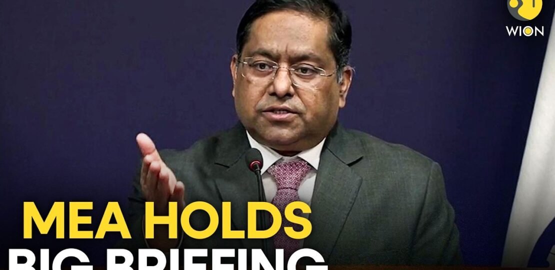 MEA LIVE: Indian Ministry of External Affairs Hold BIG Media Briefing | WION Live