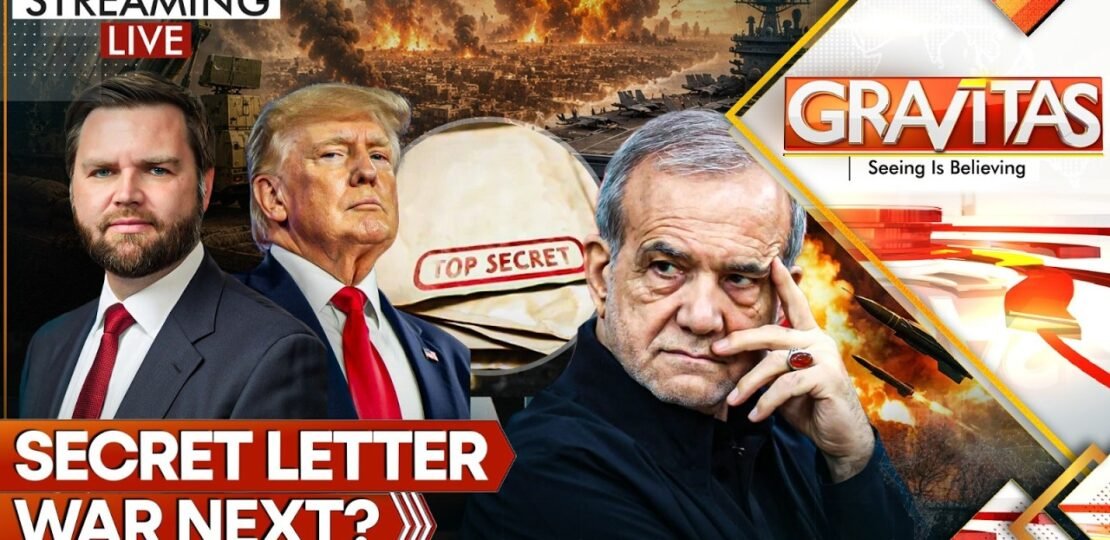 LIVE: Vance’s Secret Iran Letter: Is Trump Preparing for Peace or War? | Gravitas