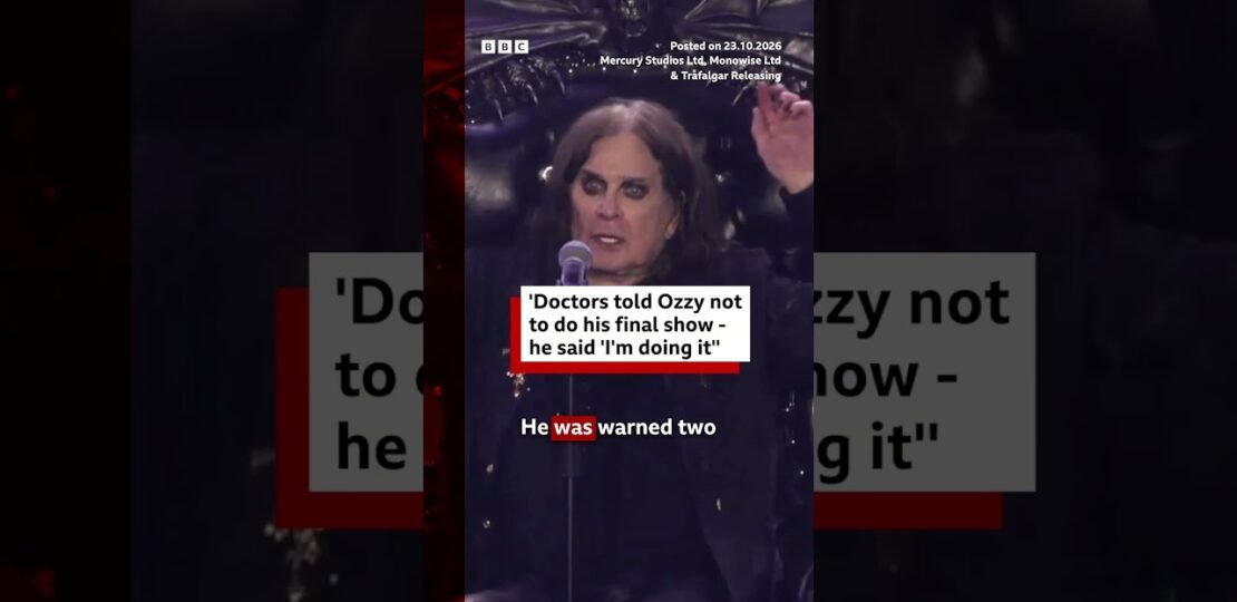 Doctors told Ozzy not to do his final show, he said ‘I’m doing it’. #OzzyOsbourne #BBCNews