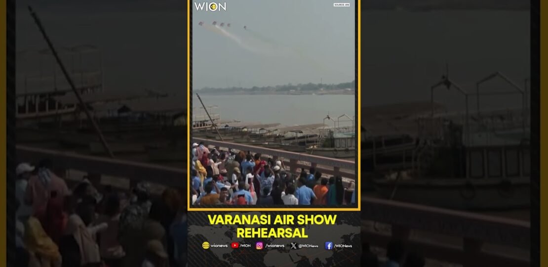 Varanasi Air Show Rehearsal : Rafale, Sukhoi and Tejas Roar Over Namo Ghat | WION Shorts