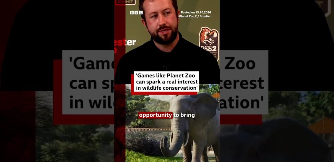 ‘Games like Planet Zoo 2 can spark interest in wildlife conservation.’ #PlanetZoo #Gaming #BBCNews