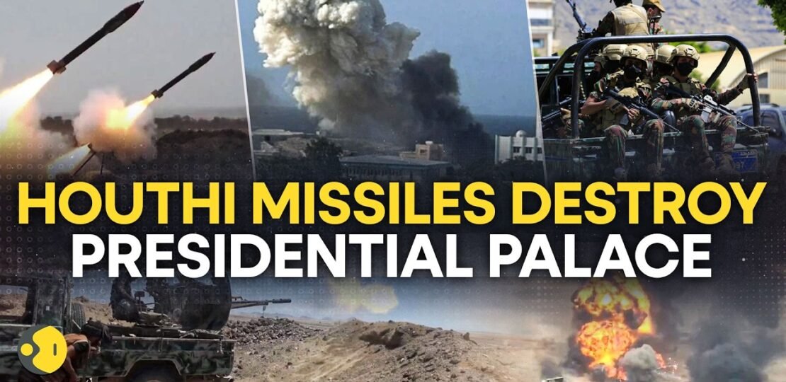 Houthis STRIKE Yemen’s Presidential Palace; Thick Smoke Rises Over Southern Aden | WION