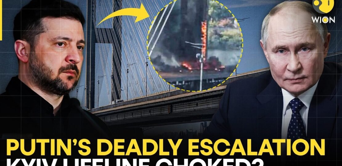 Russia’s DEADLY Air Strikes LIVE: Putin BOMBARDS Key Bridges in Kyiv, Split Capital In Two | WION