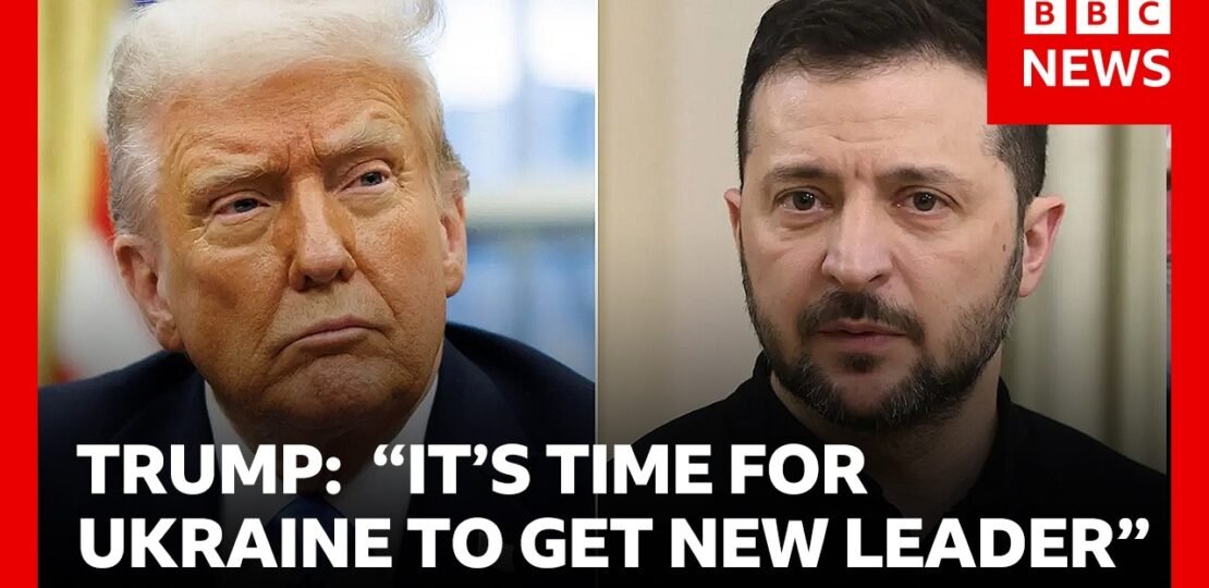 Trump says it’s “time for Ukraine to get new President” as Zelensky condemns diesel deal | BBC News