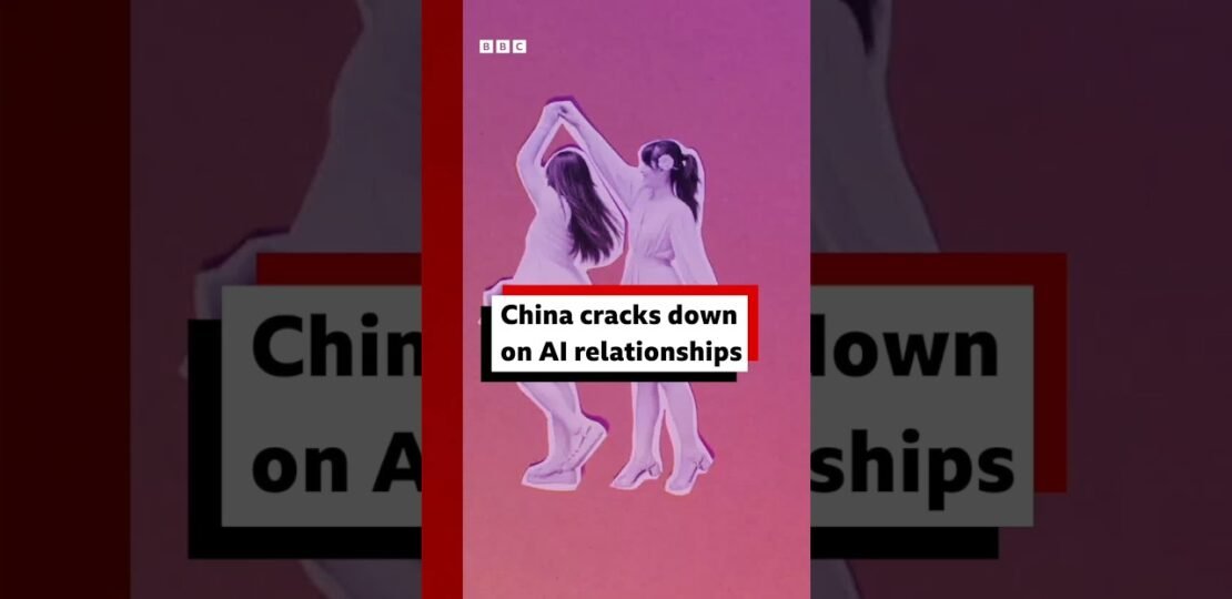 China cracks down on AI relationships. #China #AI #BBCNews