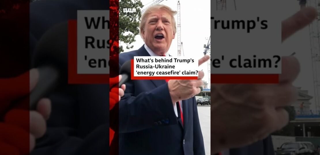What’s behind Trump’s Russia-Ukraine ‘energy ceasefire’ claim? #BBCNews #Putin #Zelensky
