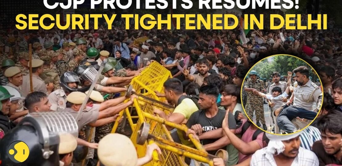 CJP Protests LIVE: Delhi Tightens Security as Stir Against CEC Gyanesh Kumar Resumes | WION