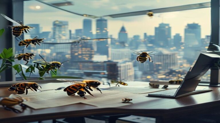 Honey bees have their own personal flight paths and fly them with stunning precision