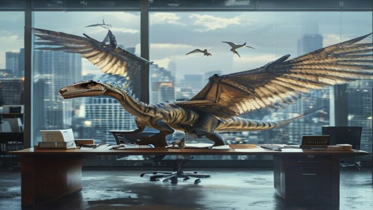This four-winged dinosaur may have terrorized Earth’s earliest birds